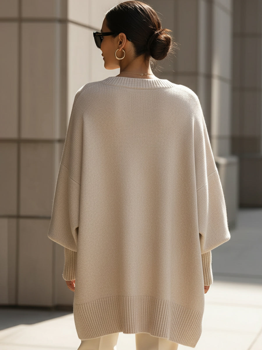 Clare |Oversized Luxe Knit Pullover