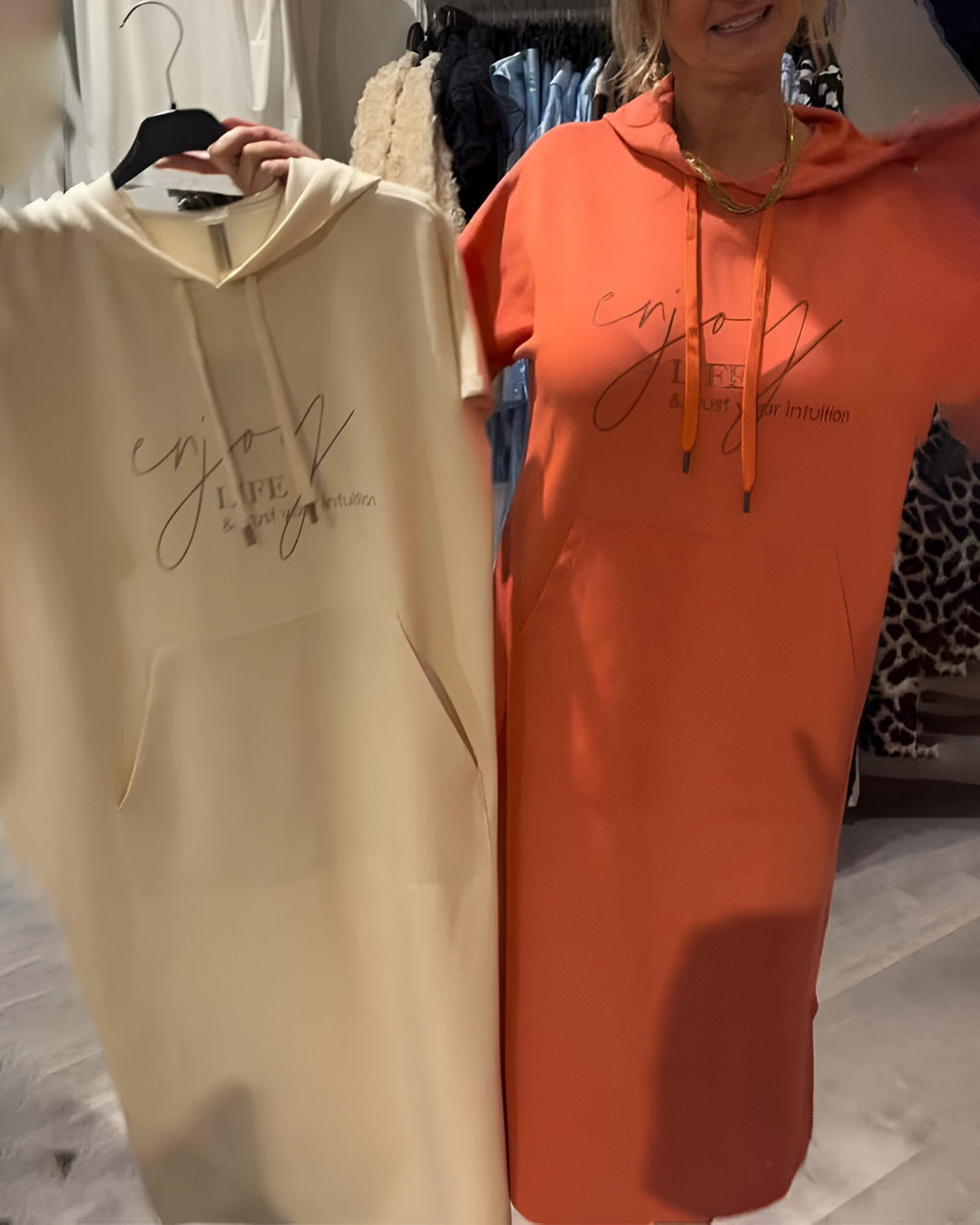 Beeckhoven™ | Casual Hoodie-jurk