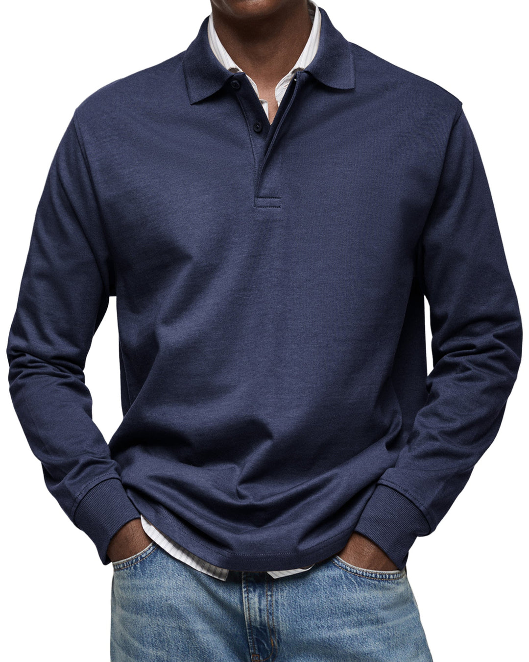 Lyon | Luxe Lange-Mouwen Polo