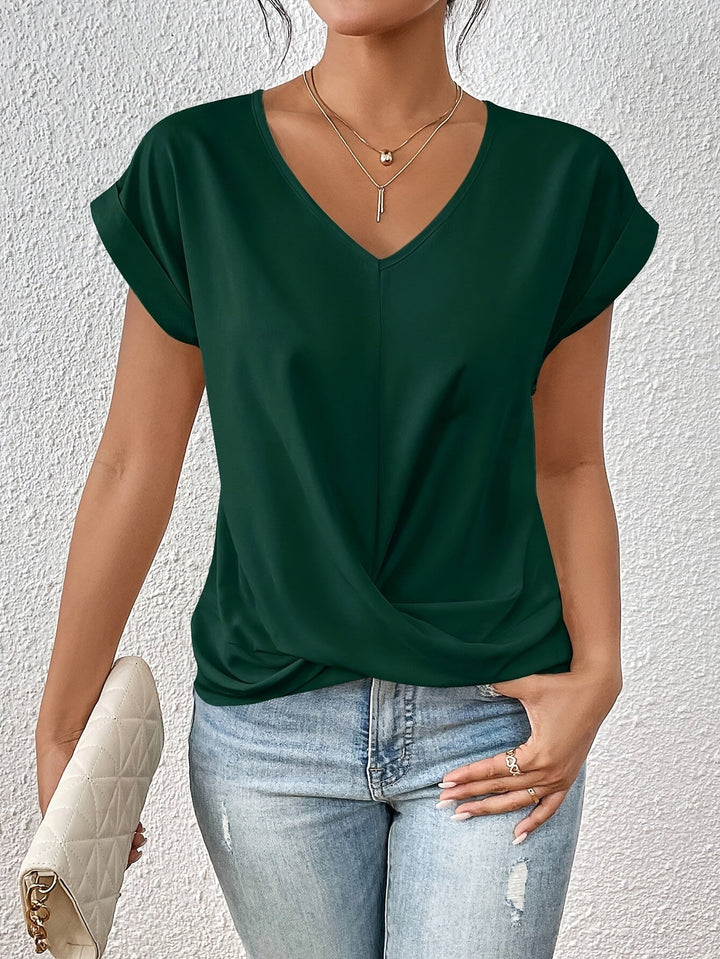 Leonie | Casual T-shirt met V-hals