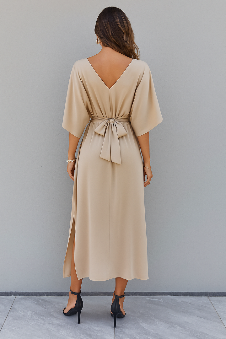 Haley | Elegant V-Neck Dress