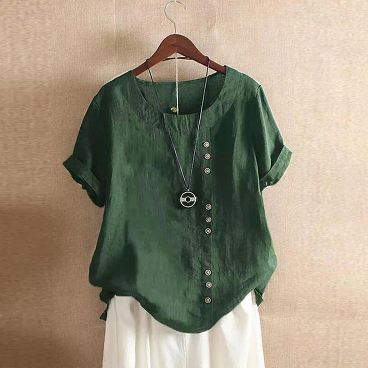 Beeckhoven™ | Luchtige en Comfortabele Katoenen Damesblouse