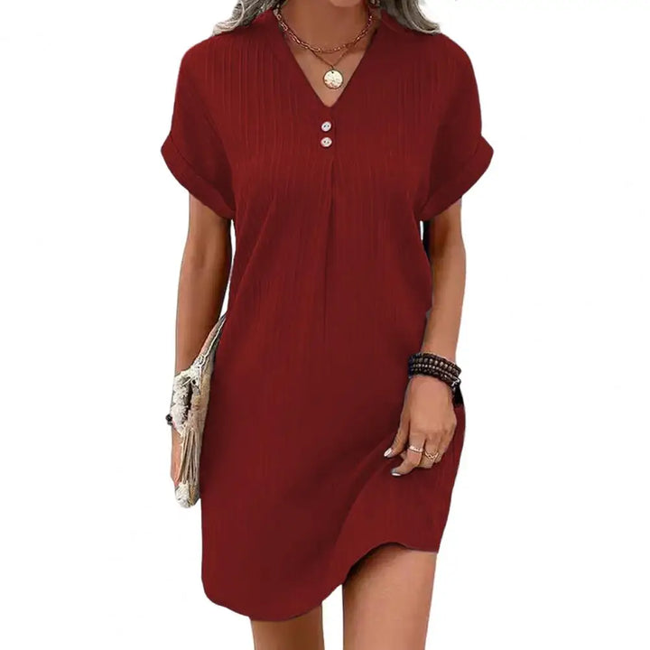 Beeckhoven™ | Damesjurk Met Knoopdesign