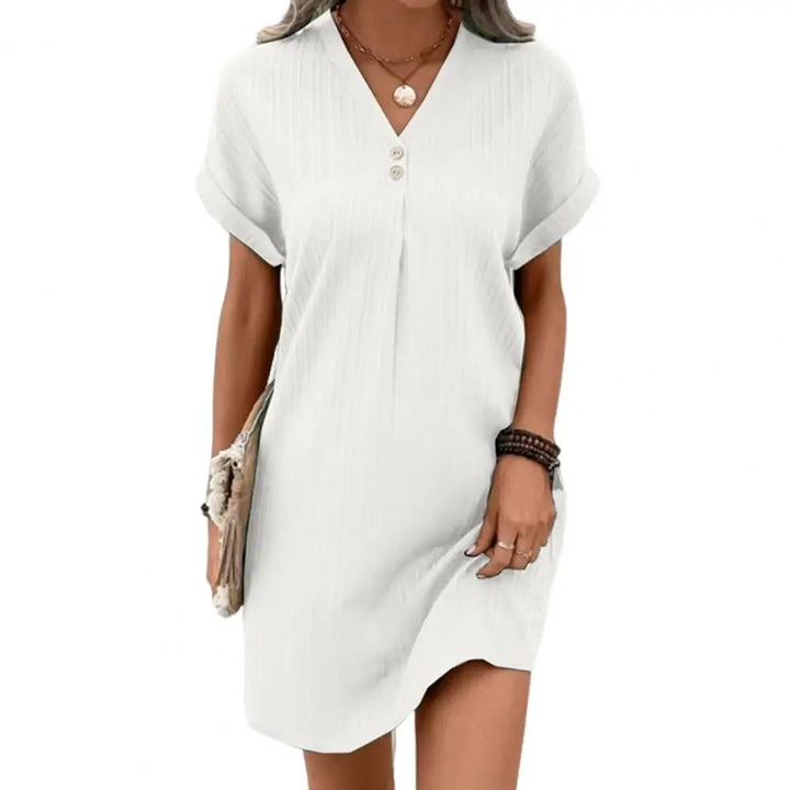 Beeckhoven™ | Damesjurk Met Knoopdesign