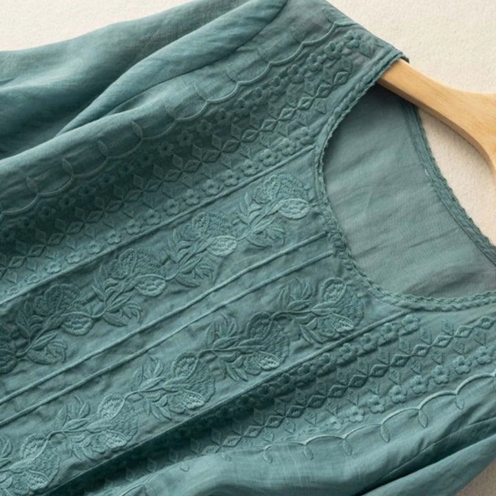 Beeckhoven™ | Zomerse Katoenen Damesblouse