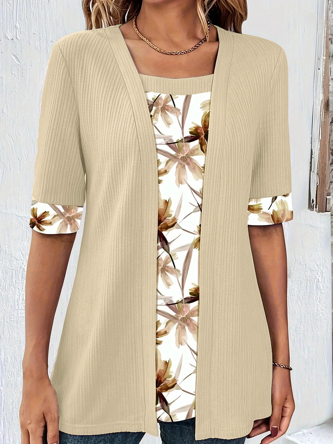 Beeckhoven ™ | Elegante Tweedelige Damesblouse