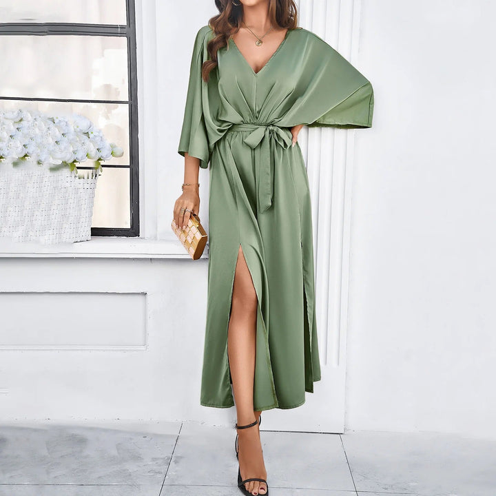 Haley | Elegant V-Neck Dress