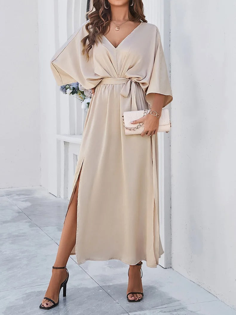 Haley | Elegant V-Neck Dress