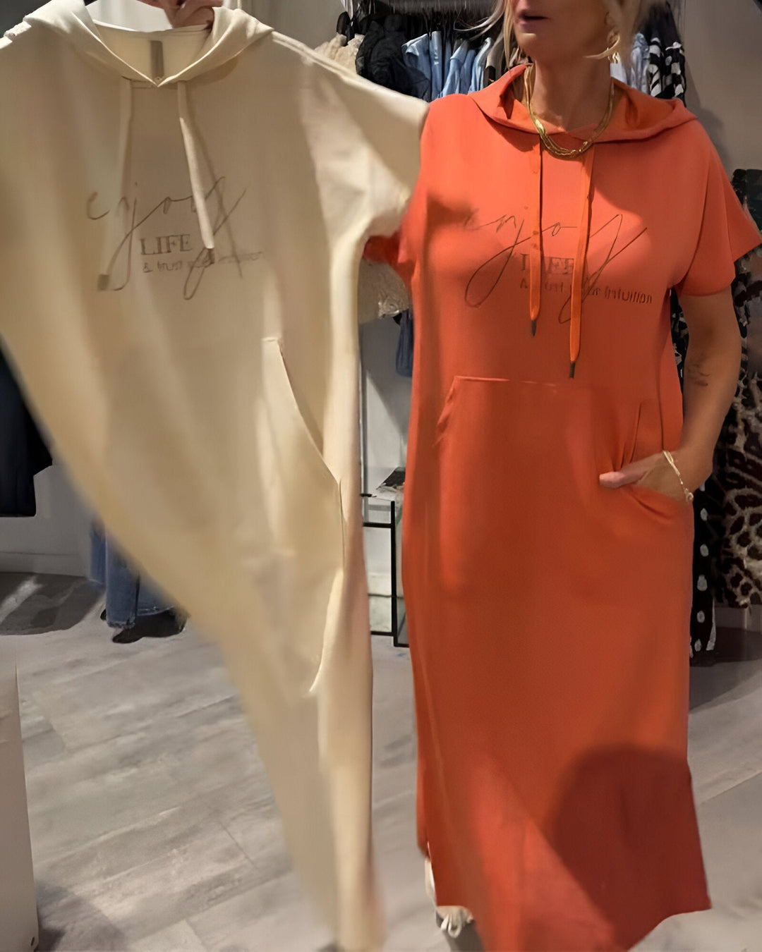 Beeckhoven™ | Casual Hoodie-jurk