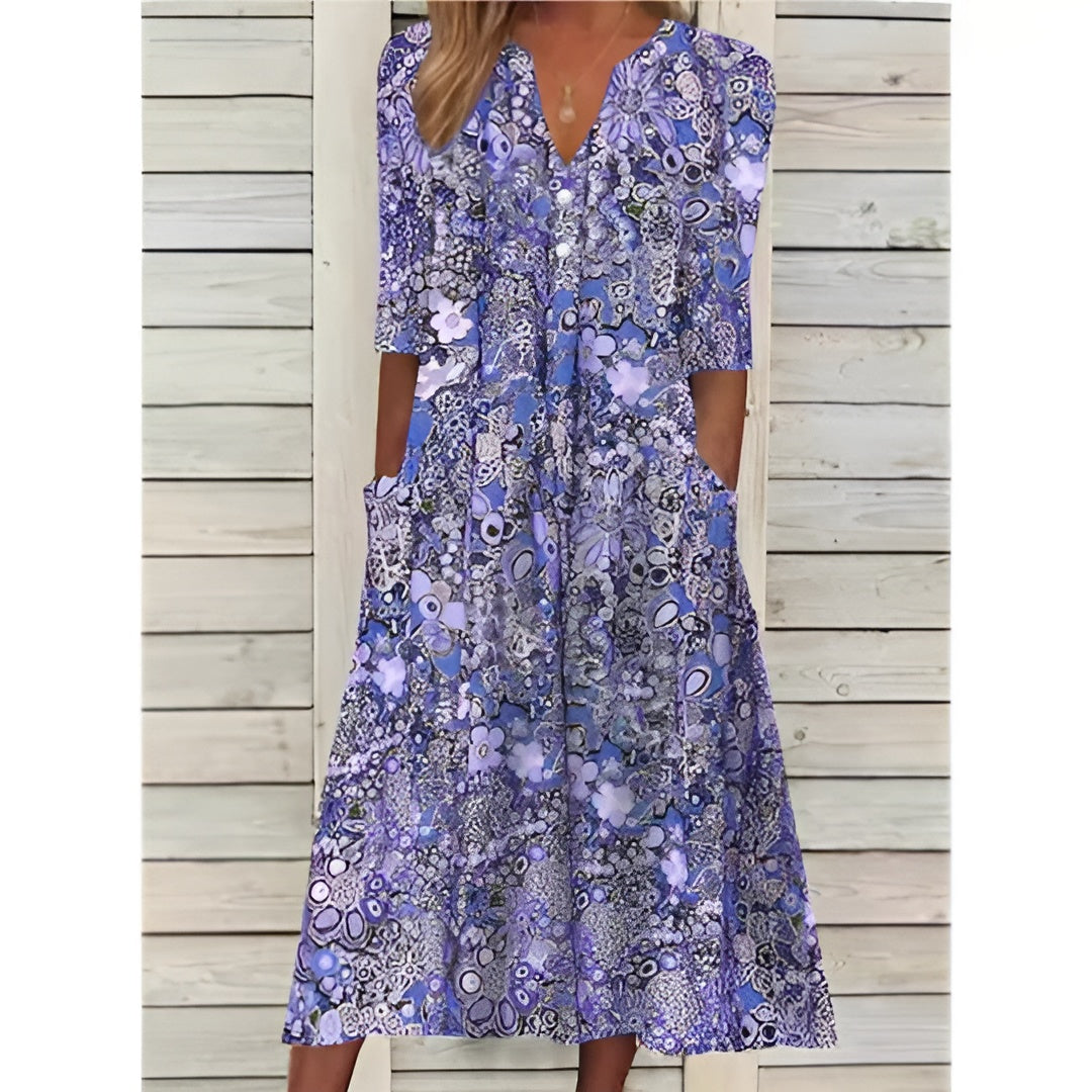 Beeckhoven™ | Zomerse Damesjurk Met Bloemenprint