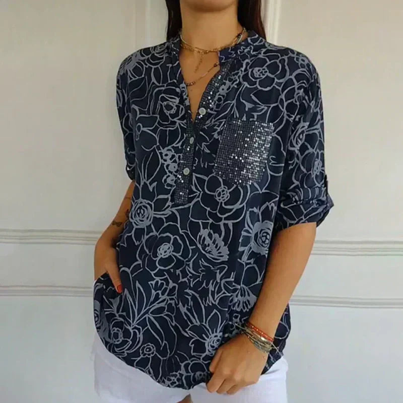 Lotte – Bloemenprint Blouse